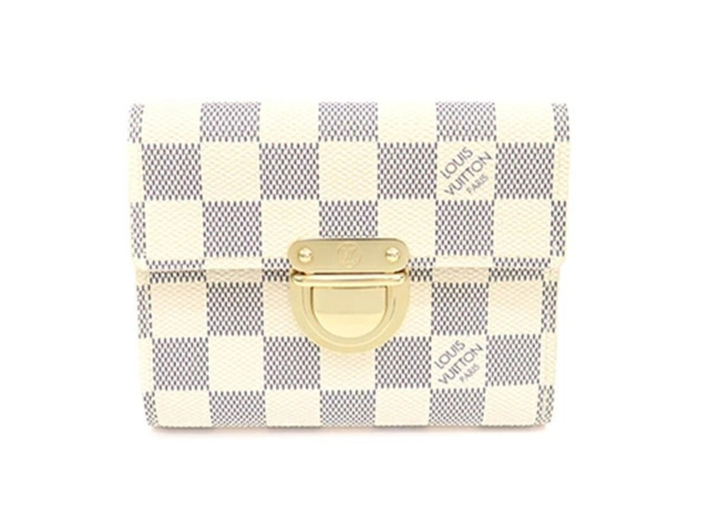 LOUIS VUITTON Wallet Accessories Koala Azur White